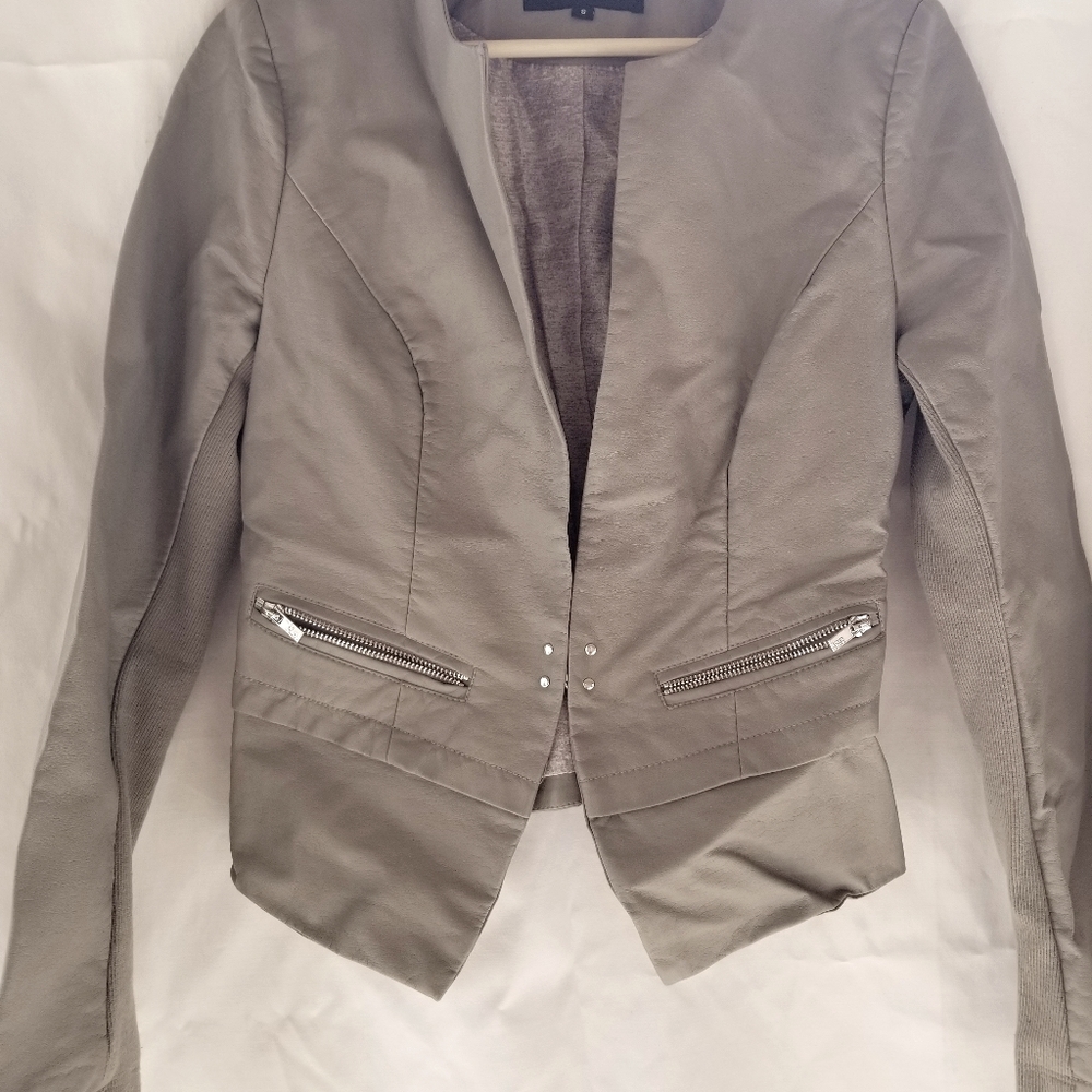 Vegan leather jacket